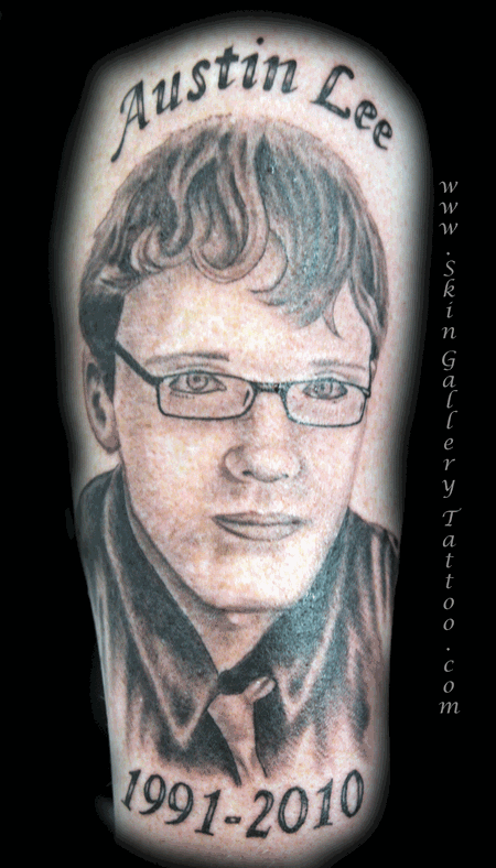 Brent Severson - Black and Grey Memorial Portrait