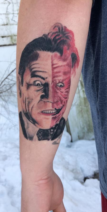 Brent Severson - Two face portrait 