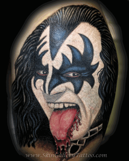 Tattoos - Gene Simmons Color Portrait - 76937