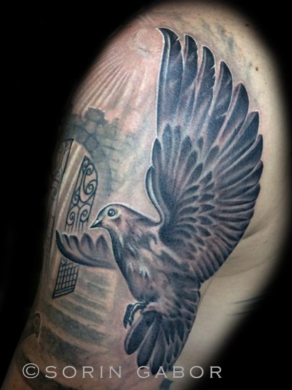 cloud crow  Bird Tattoos  Last Sparrow Tattoo