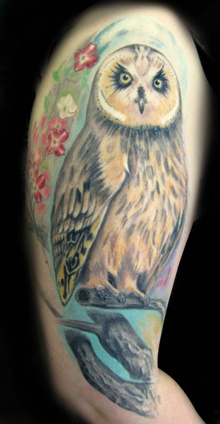 Tattoos - Owl - 85729