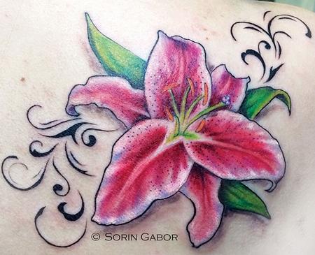 Tattoos - Stargazer Lily - 90046