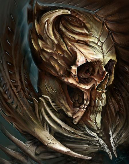 Sorin Gabor - Digital skull for Biomech Collective skull contest 3rd place winner!