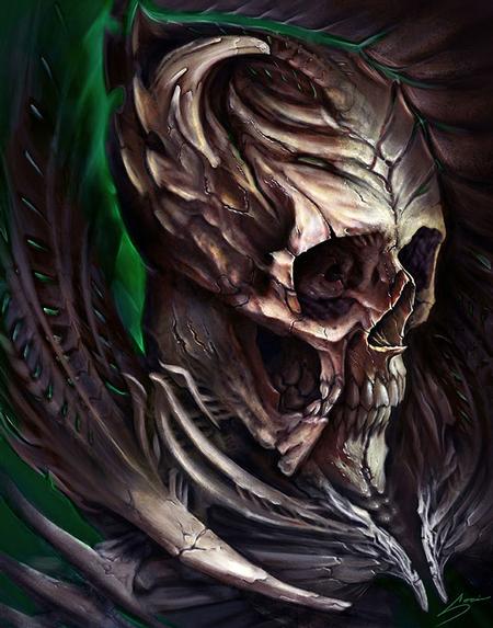 Sorin Gabor - Digital skull for Biomech Collective skull contest 3rd place winner!