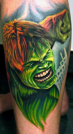 Tattoos - the Hulk - 36826