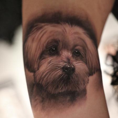 Tattoos - Memorial Dog Portrait - 77125