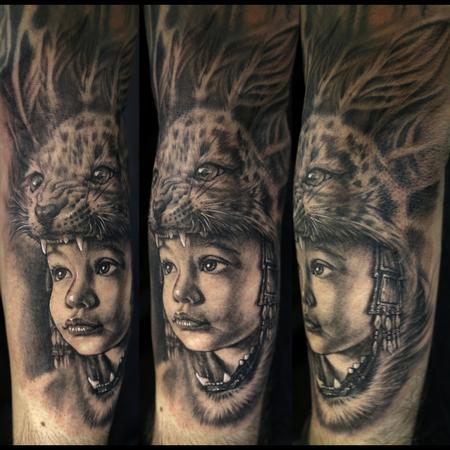 Tattoos - Son as a Aztec Warrior - 75124