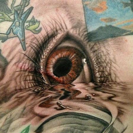 Tattoos - Eye in water - 73886
