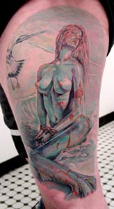 Tattoos - Bound Mermaid - 14942