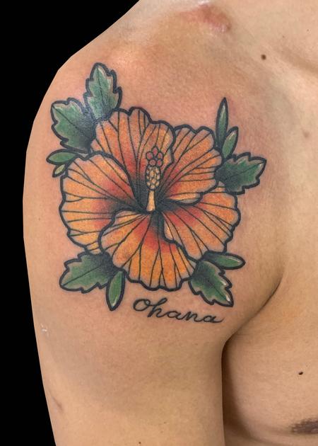 Tattoos - Hibiscus Ohana - 139765