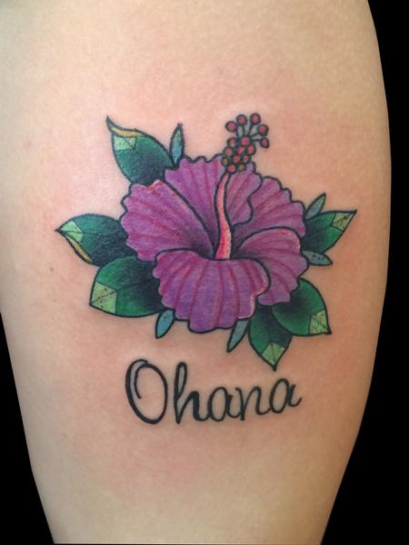 Tattoos - Ohana Hibiscus - 95687
