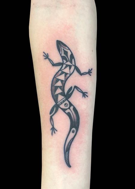 Tattoos - Polynesian Gecko - 139780
