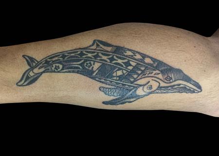Tattoos - Polynesian Whale - 139783