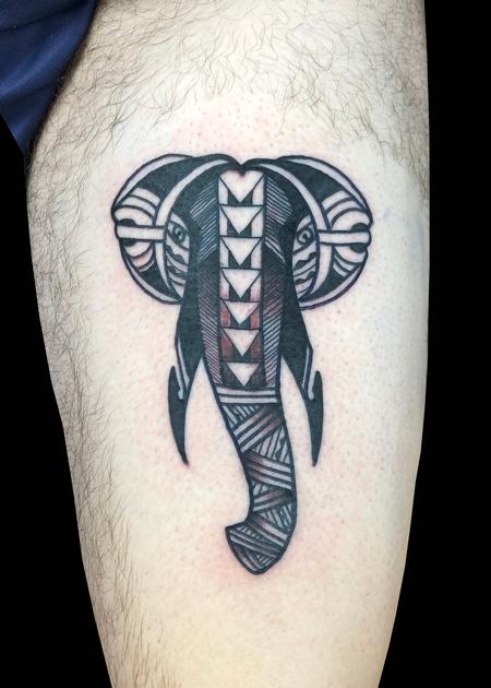 Tattoos - Polynesian Elephant - 139785