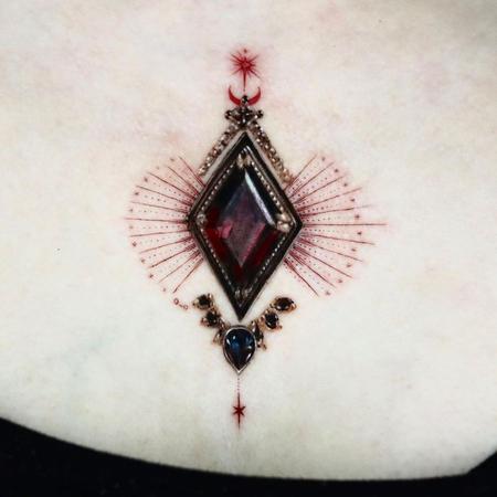 Tattoos - Realistic Gem Tattoo - 143952