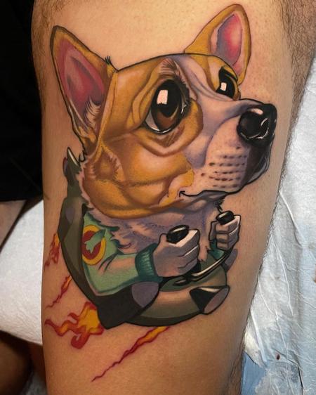 Tattoos - Space Corgi - 144236