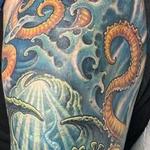 Underwater Biomech Sleeve Tattoo Thumbnail