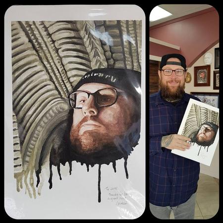 George Scharfenberg  - Portrait of Jake, Studio13Tattoo