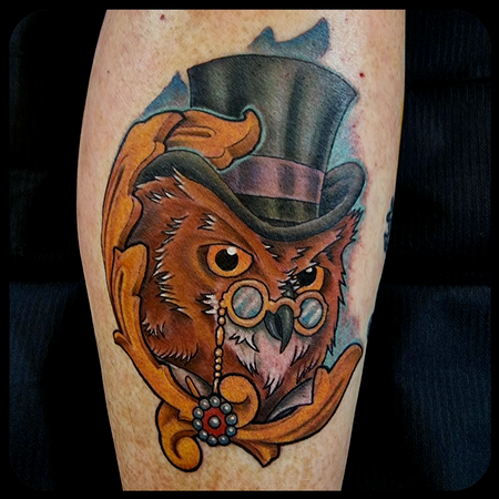Tattoos - Dapper Owl - 144675