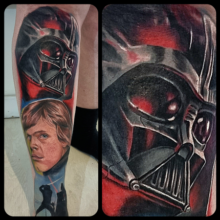 Luke and Vader 