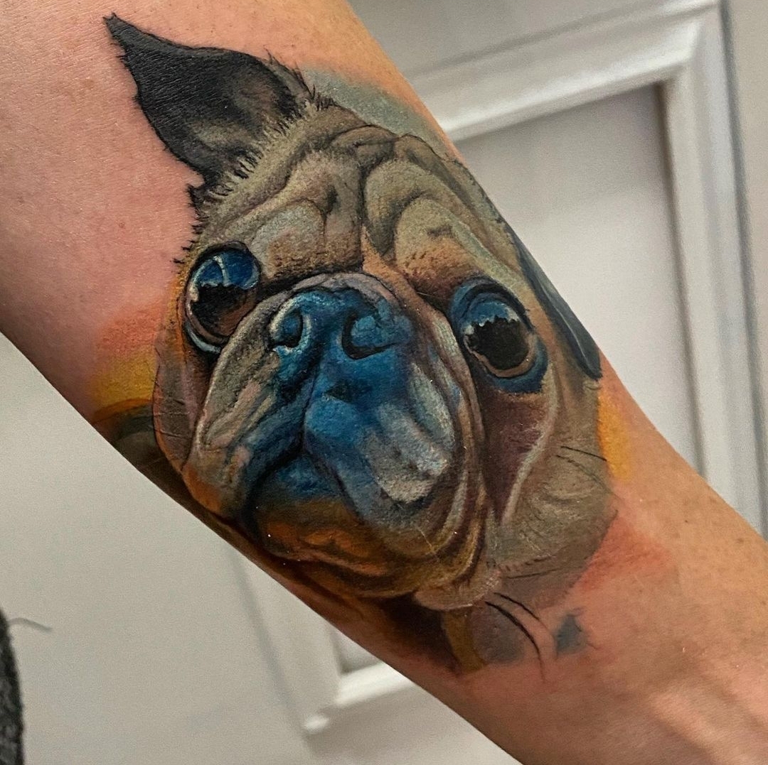 dog tattoo