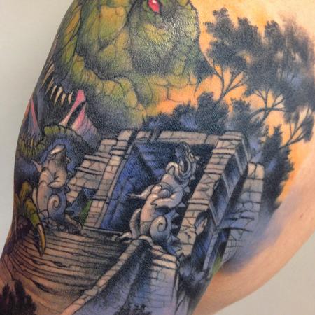 Tattoos - dinosaurs detail - 99313