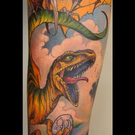 Tattoos - dinosaurs detail - 99303