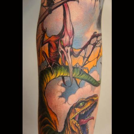 Tattoos - dinosaurs detail - 99305