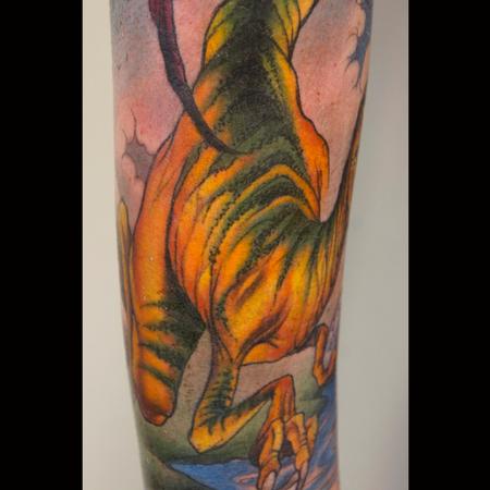 Tattoos - dinosaurs detail - 99304