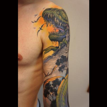 Tattoos - dinosaurs detail - 99319