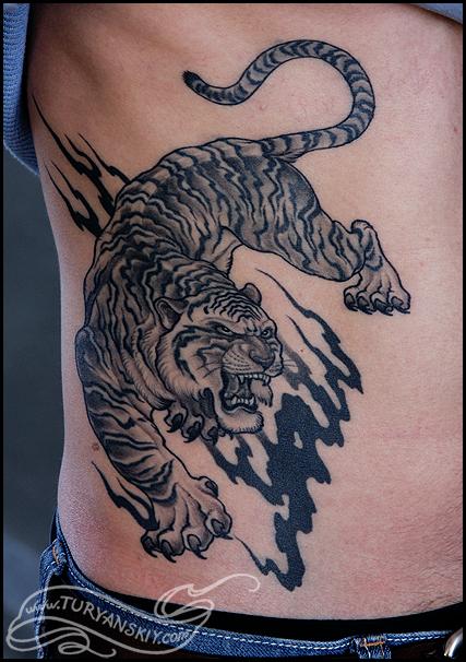 Tattoos - Oriental tiger - 64115
