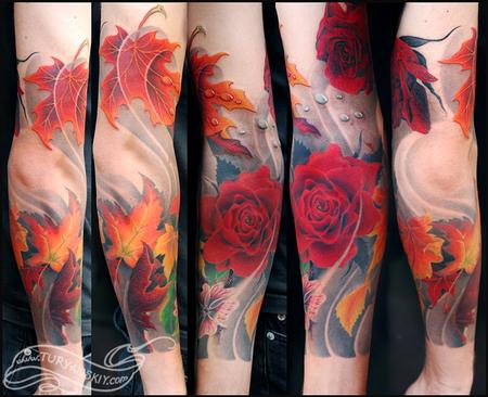 Tattoos - Maple leaves  - 59595