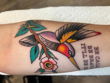 Tattoos - Bird on Branch - 145949