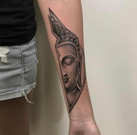 Hctor Concepcin - Half Buddha Tattoo