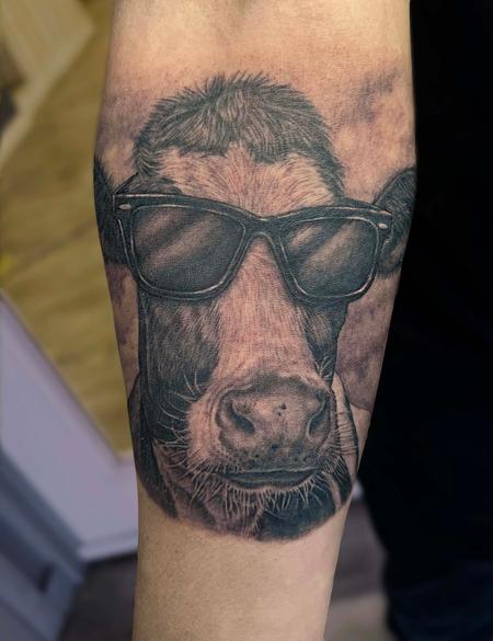 Pepper - Cow Tattoo