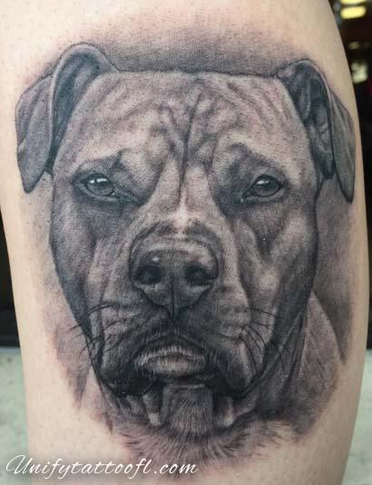 Tattoos - Dog Portrait - 129358