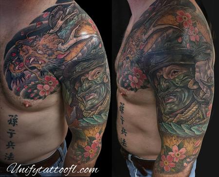 Bart Andrews - Dragon & Samurai Tattoo