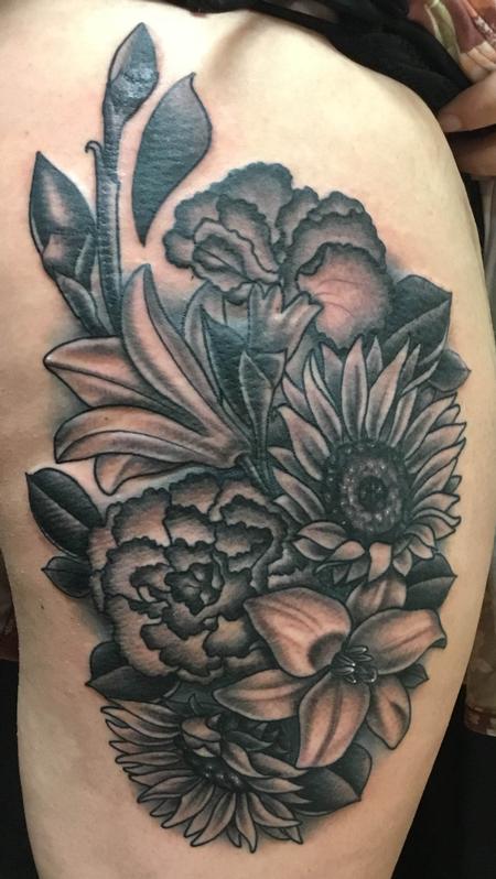 Tattoos - Floral Bouquet - 134945