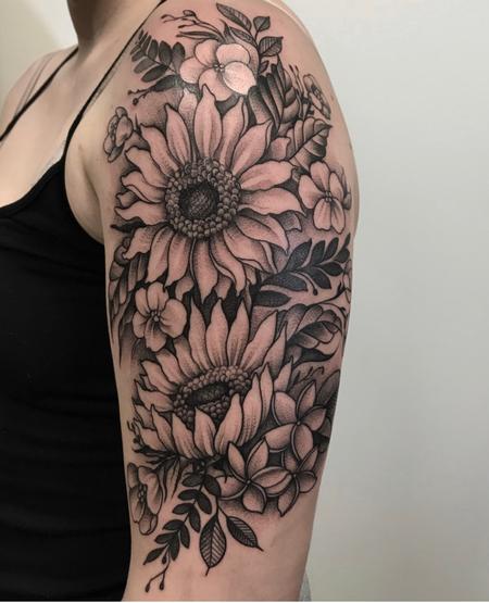 Tattoos - Floral Bouquet - 138825