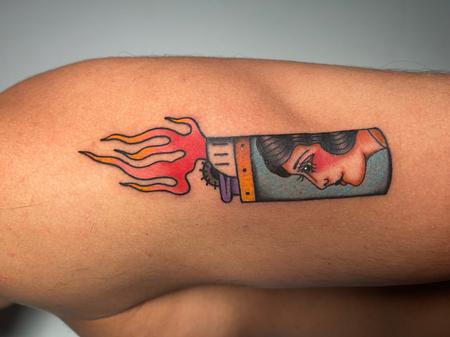 Kenel Figueroa - Lighter Tattoo