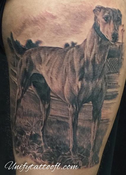 Tattoos - Greyhound Tattoo - 120364