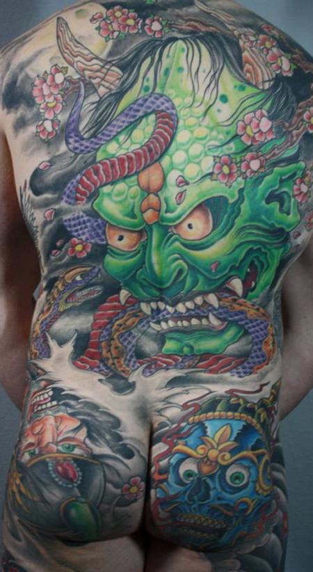 Bart Andrews - Hannya Mask Japanese Backpiece