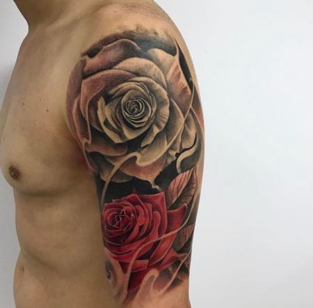 Hector Concepcion - Roses on arm