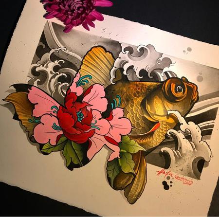 Hector Concepcion - Fish with flower