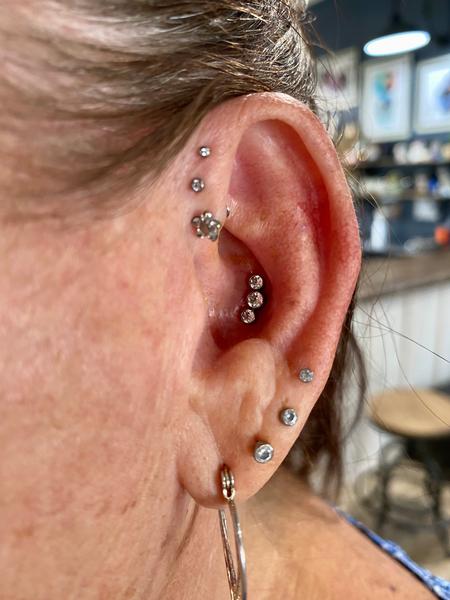 Katie Heisler - Conch piercing