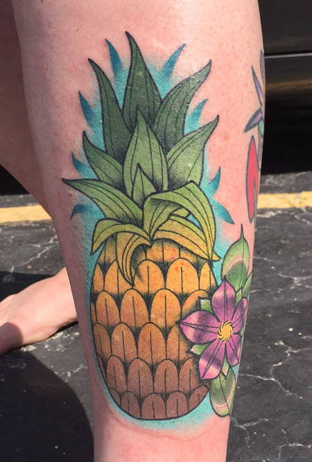 Skyler Del Drago - Pineapple and flower