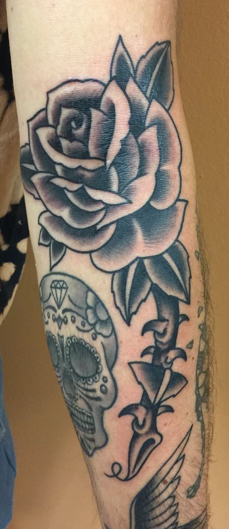 Tattoos - Rose with thorns - 139835
