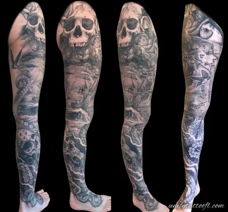 Pepper - In progress leg sleeve