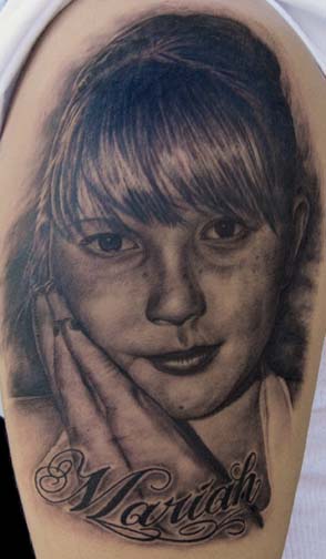 Tattoos - Daughter Portrait - 38327