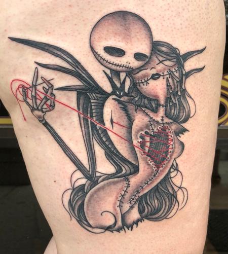 Skyler Del Drago - Nightmare Before Christmas Tattoo